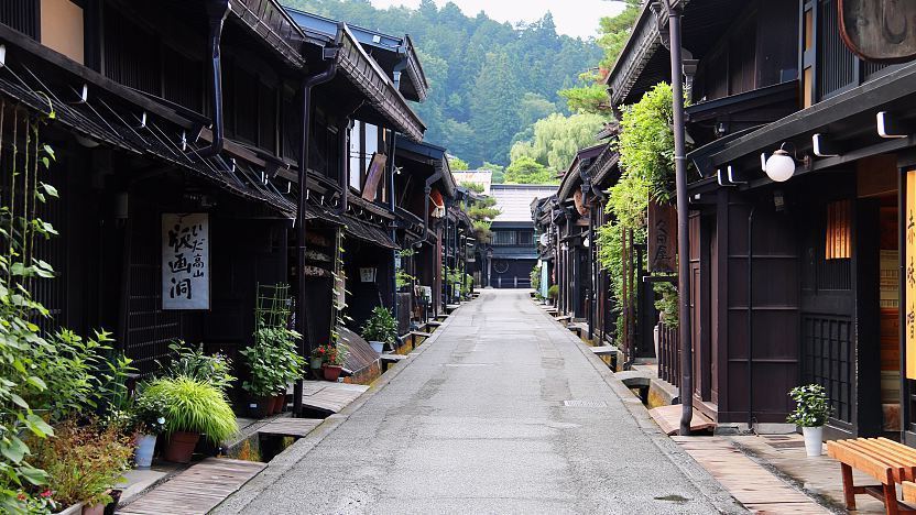 Takayama old town streets